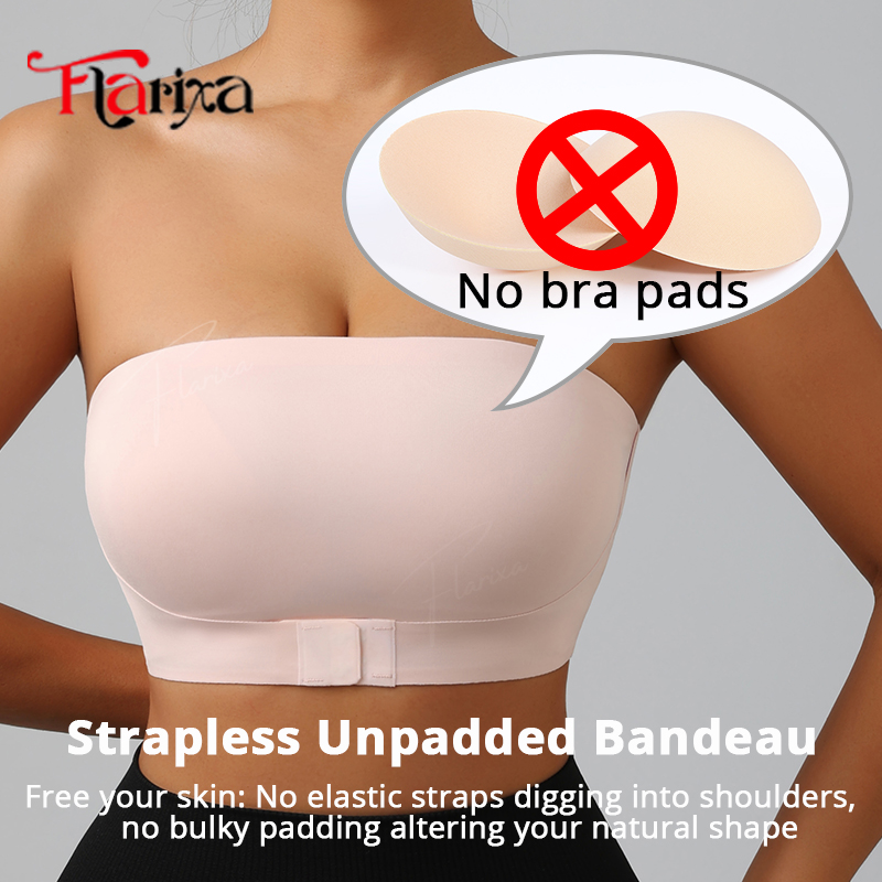 Flarixa Women Front Closure St - Push Up Bra Padded review and price